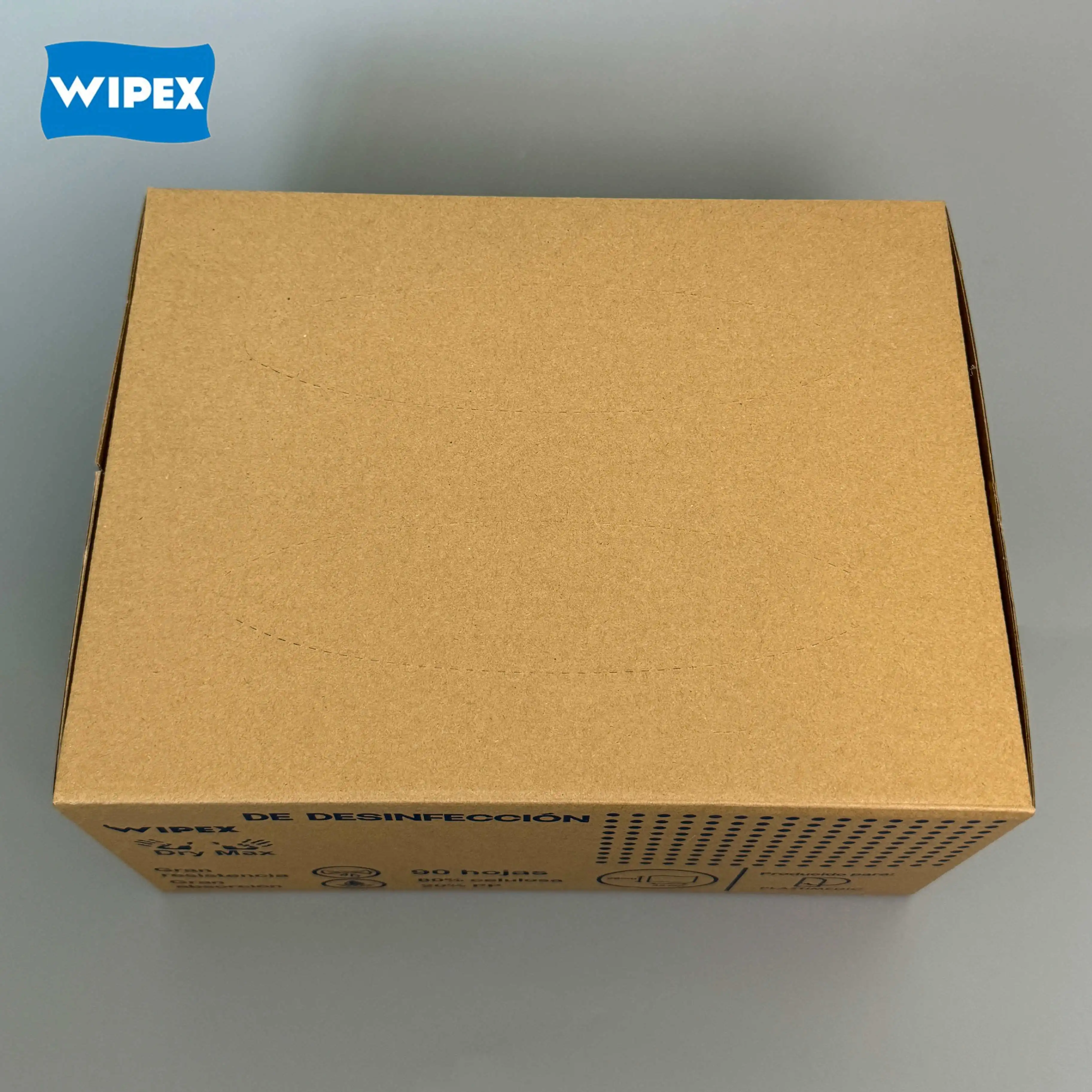 OEM 90pcs Lint Free Industrial Cleaning Dry Disposable Wipes Paper Sheets Heavy Duty Shop Towels In Box