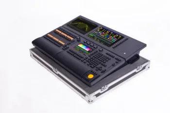New Dual Touch Screen Stage Led Light Dmx Controller With Motorized Fader For Stage Show