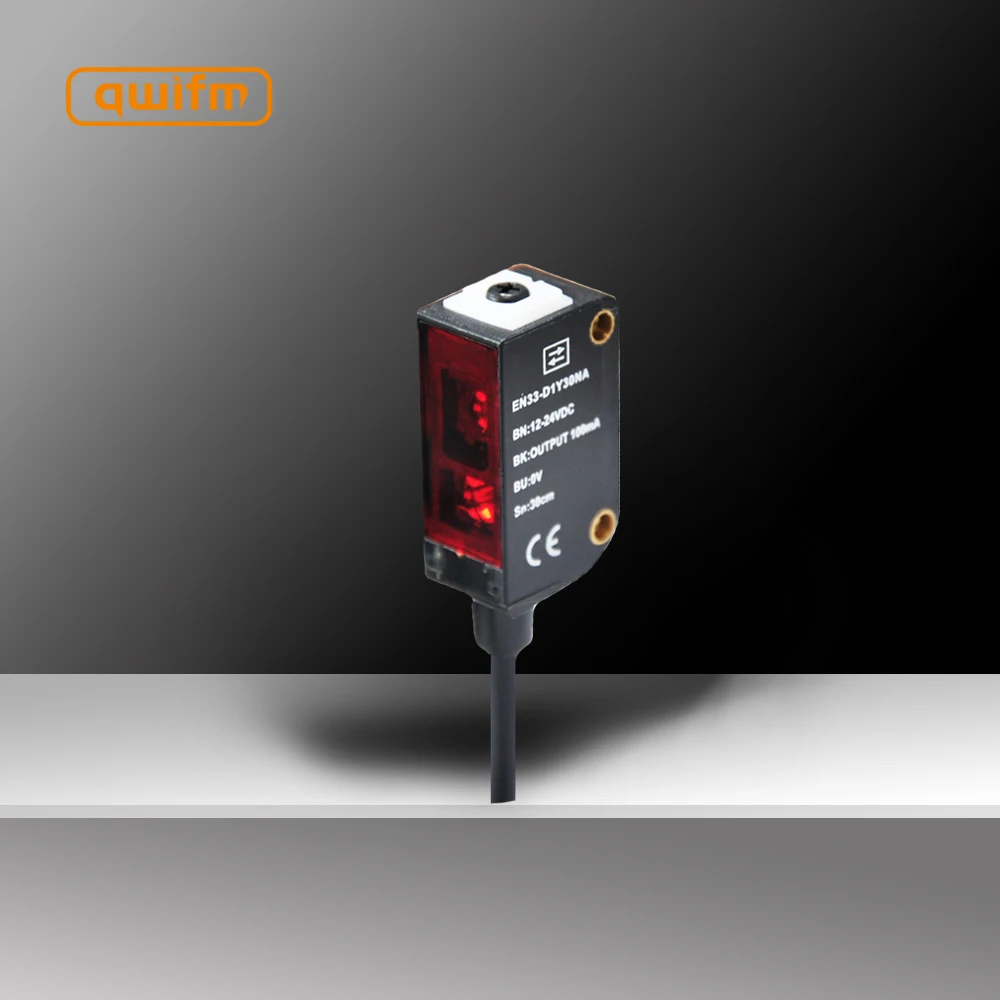 Background suppression photoelectric sensor for modified atmosphere packaging machine