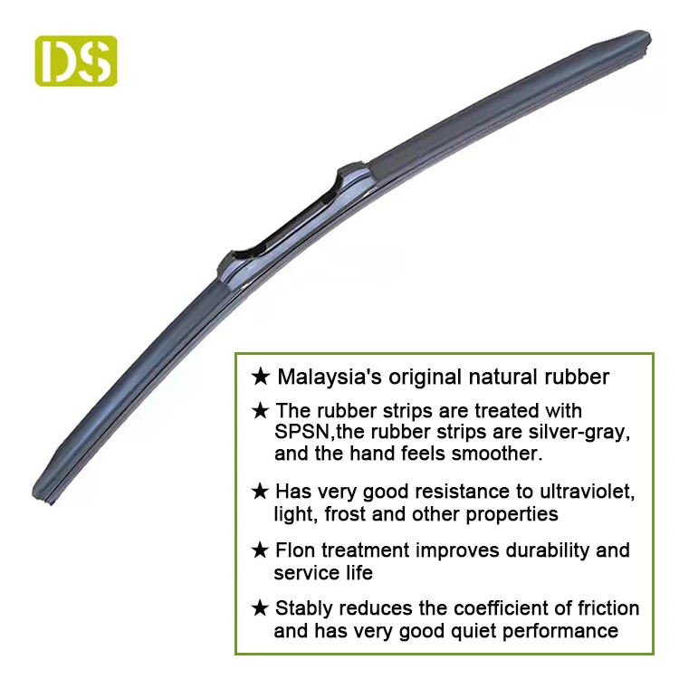 Factory high quality multifunctional highly clean windshield 95% car wiper blade rubber strip wipers for 95% car model