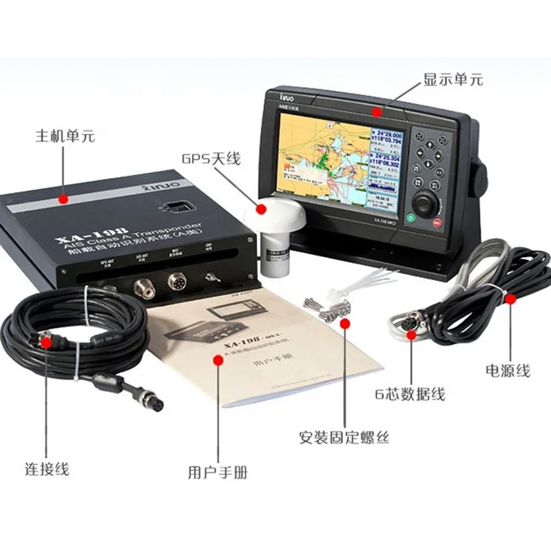 XA-198 AIS Class A AIS GPS Auto Transponder