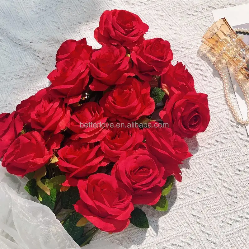 ArrangementFast Delivery Buy Online Silk Roses Artificial Flowers For  Gift Home Decoration Dresses