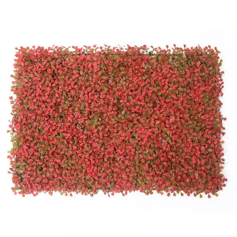 Flowers Roll Up Artificial Green Grass Wall Backdrop Plants Panel Wall For Plants Multi Stages