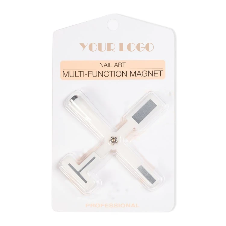 Super Strong Magnetic Cat Eye Gel Polish Cross Shape Multi Function Magnet Cat Eye 5 in 1