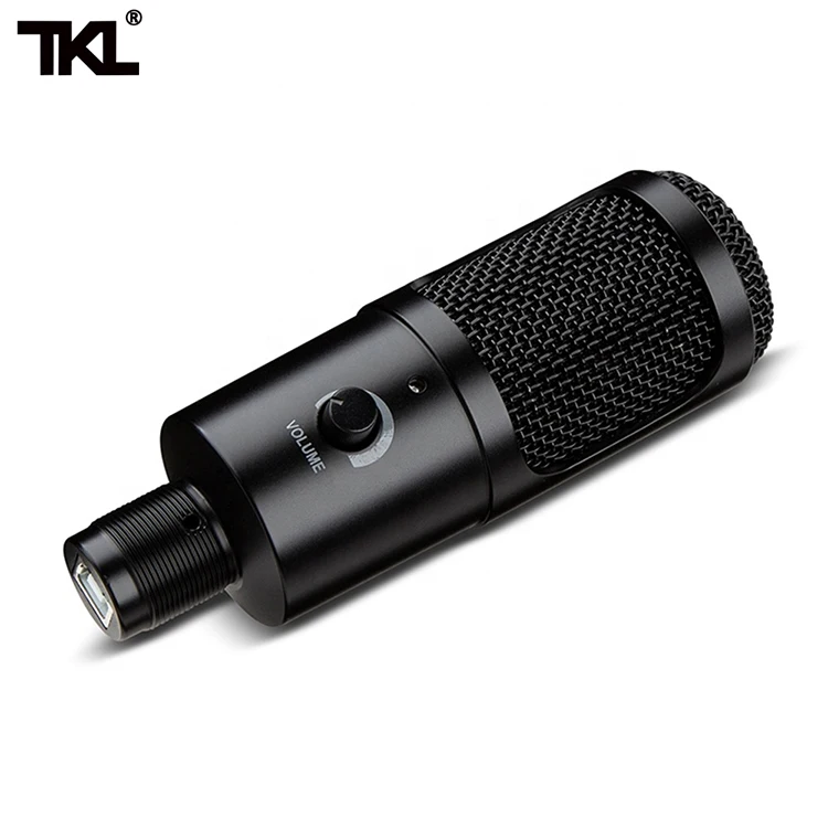 Конденсаторный USB-микрофон TKL BM009U студийный записывающий микрофон со штативом подходит для трансляций и
