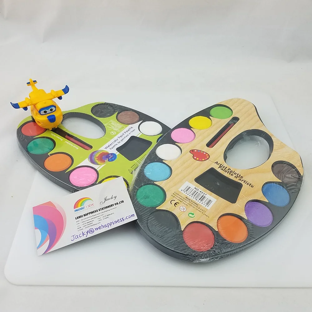 12 color watercolor sheet-solid,non-toxic,Factory Direct