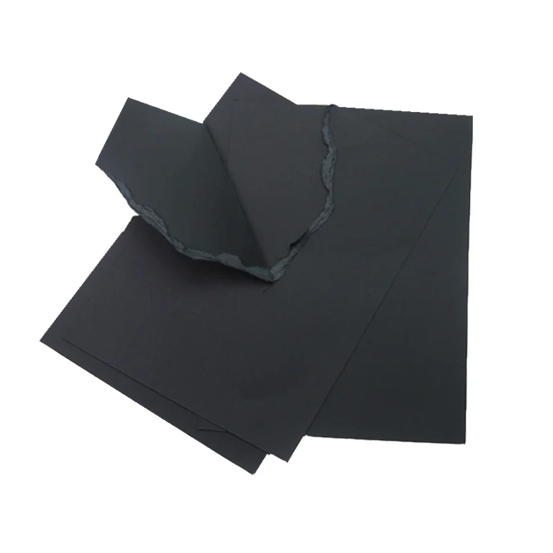 Hard black cardboard paper sheets black paper board  black bristol paper