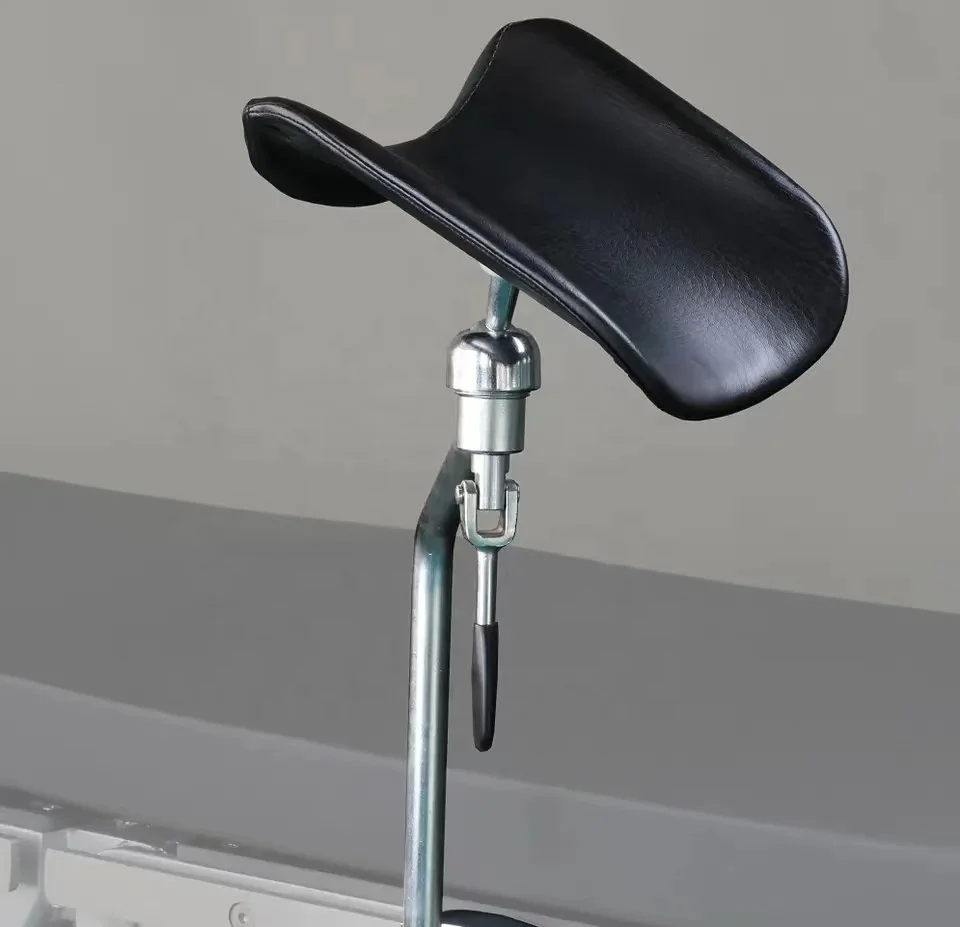 Leg holder of Electric And Manual Surgical Operating Table Spare Parts operating bed table accessories leg support black color