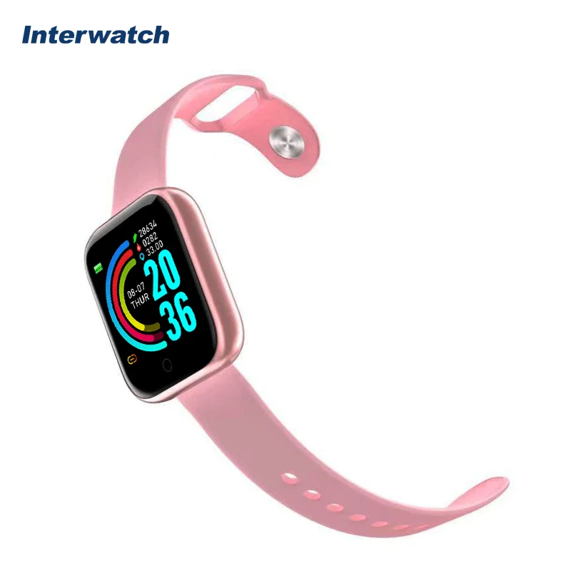 Interpad W17 Hot Selling Customized Touch Screen Bluetooth Smart Watch Digital Watch For Men Women