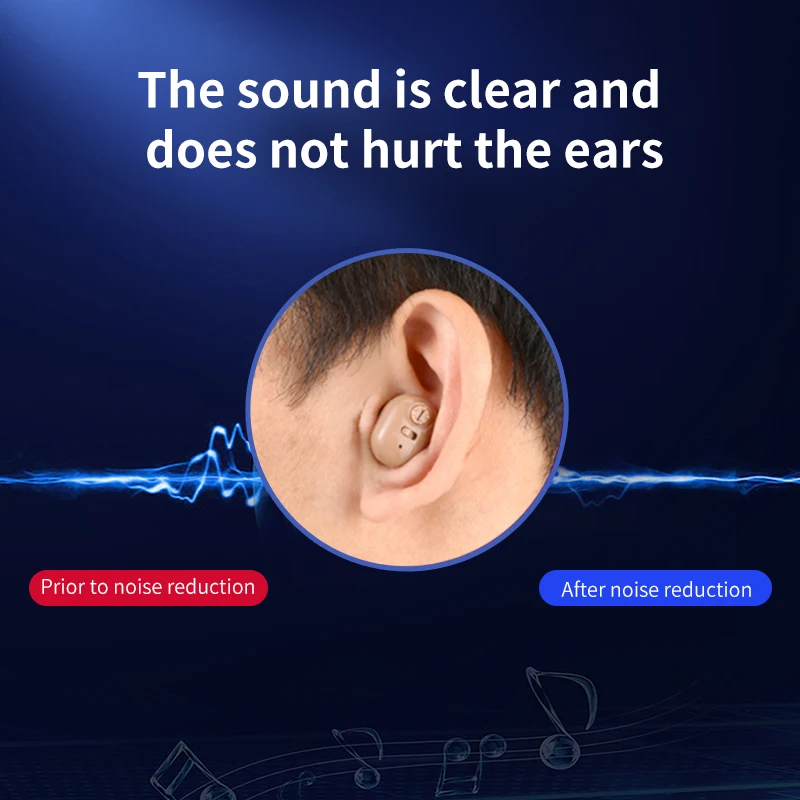 Wholesale Long Time Use ITE Invisible Hearing Aid For The Deaf