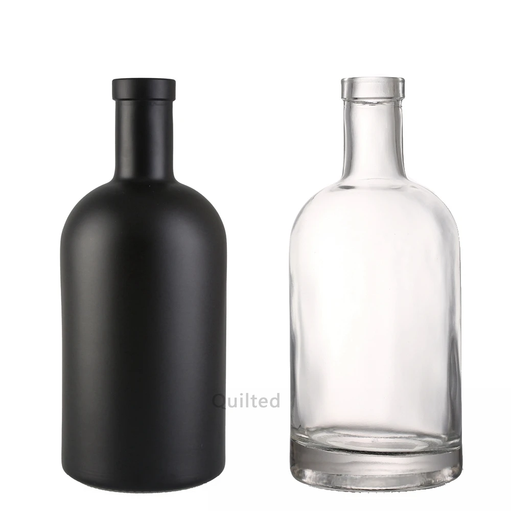 750 ml 700 ml DECANTER round shape spirits liquor 700ml 750ml gin glass bottles with cork