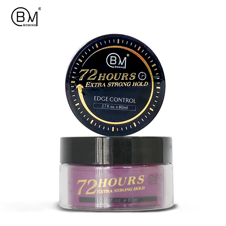 Custom Extra Strong Natural Organic Edge Control Hair Gel Hair Wax Pomade