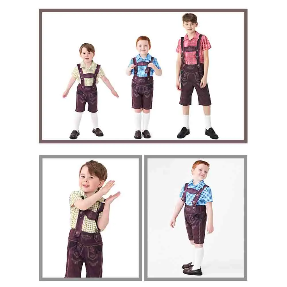 German Halloween Party Overall Bavarian Traditional Festival Men Oktoberfest Costume