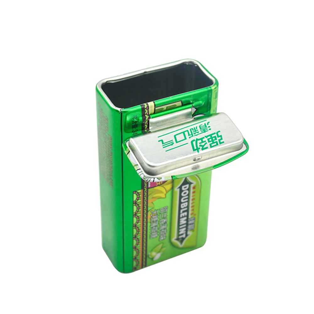 Custom food grade empty small mini gum chew candy tin box eclipes mint tin air tight portable mint tin box