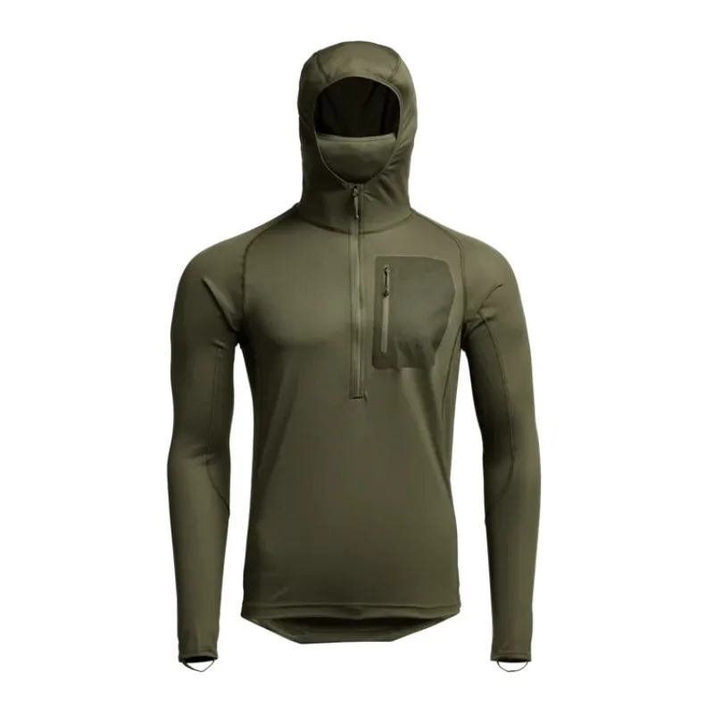 Core lightweight moisture wicking hoodie hunting clothing Camouflage clothing Mask pullover hunting shirt Fishing clothing