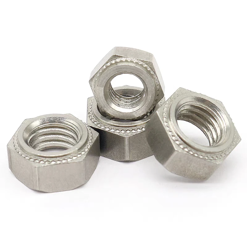 High Quality Carbon Steel Stainless Steel 304 Hex Locking Pressure Rivet Nut Hexagon Self-Clinching Nut