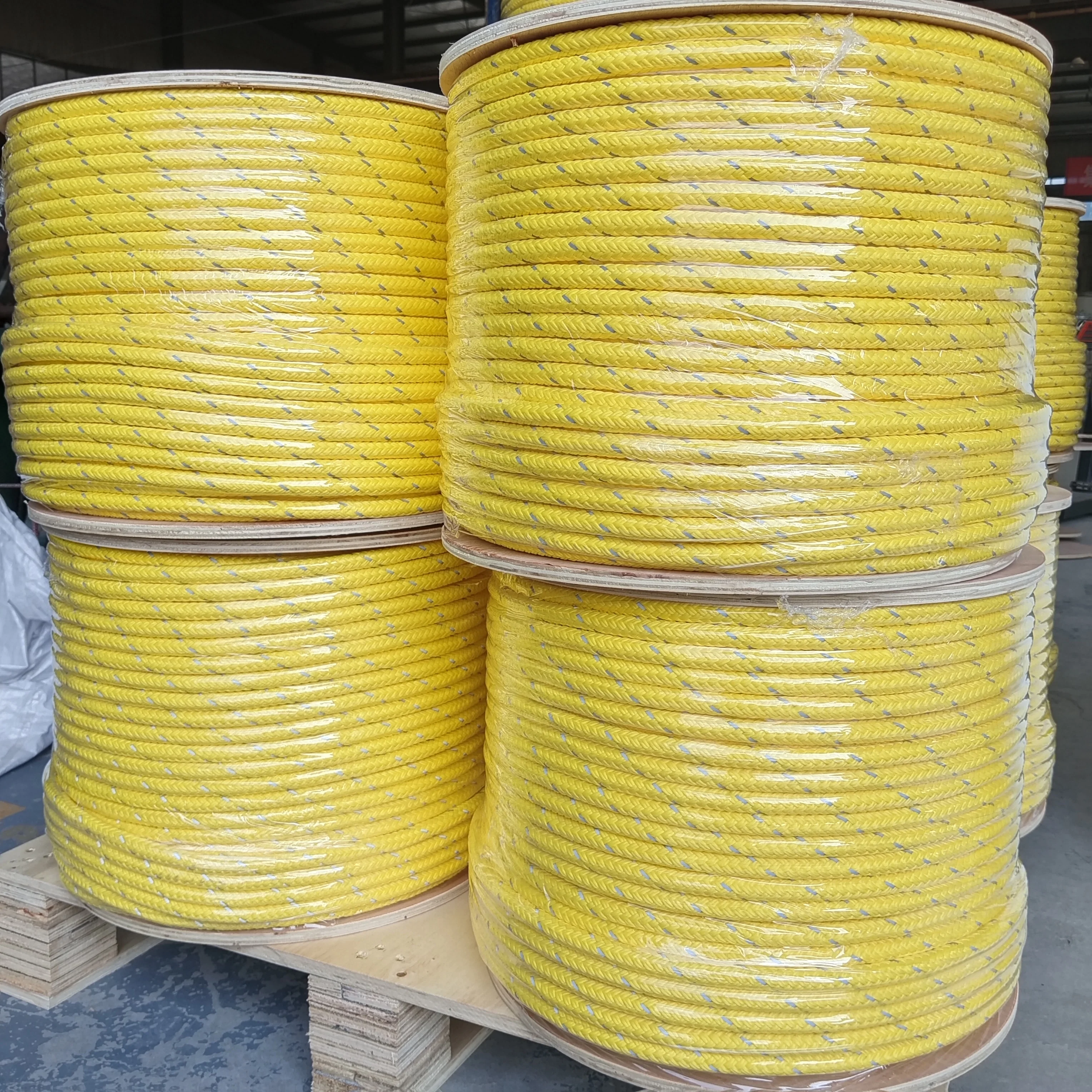 Marine Supplies polyester polypropylene nylon  wholesale dock line boat marine double braided rope nylon dock line cord