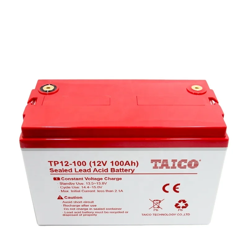  Гелевая батарея TAICO 12 В Agm 100 Ач 120 Ritar Высококачественная