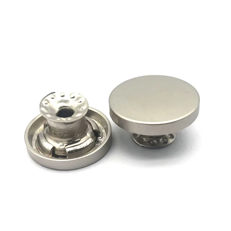 Hot selling fashion custom embossed alloy shank  button logo metal  jean buttons for jean
