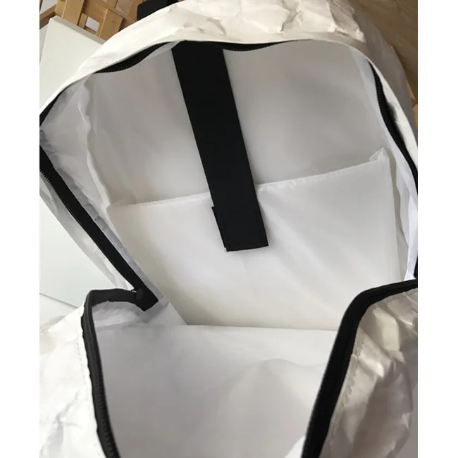 High quality lightweight designer foldable waterproof laptop tyvek paper backpack