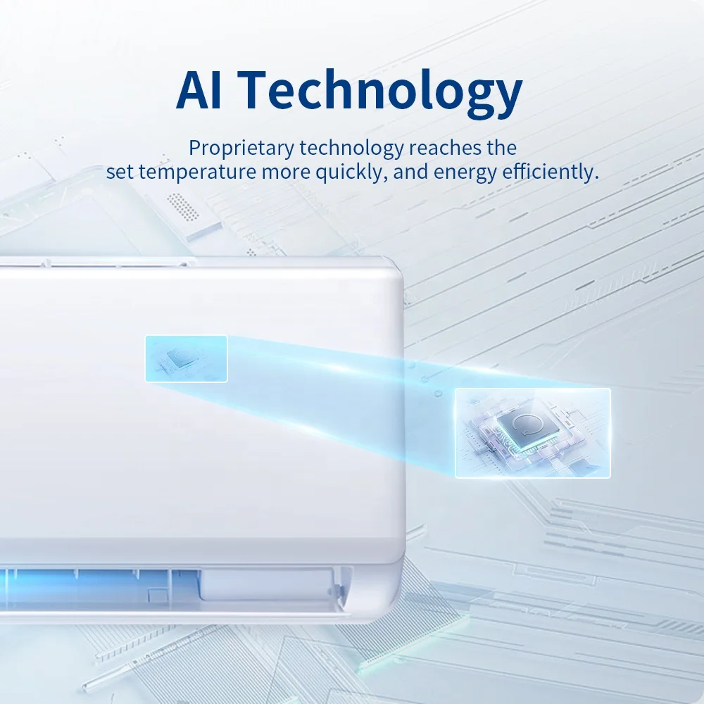 Midea Wall Mounted Mini Split Air Conditioner 9000Btu-36000Btu Household Non Inverter Air Conditioning Ductless AC Unit Wifi