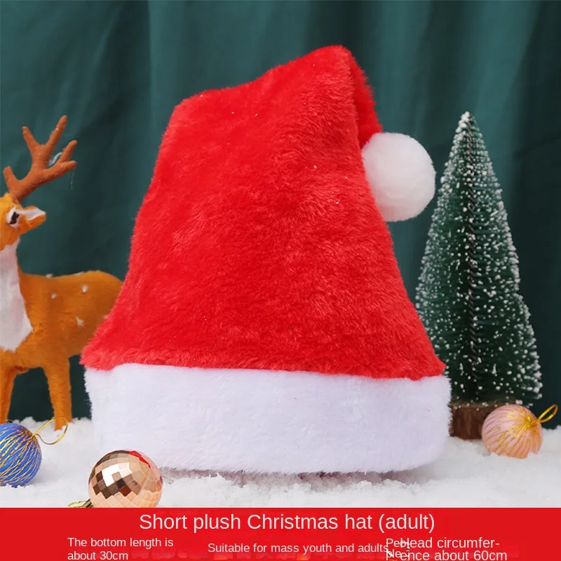 New Year Hat Christmas Adults Children crochet christmas tree mini christmas festive antler ear flap beanie hat for kids led