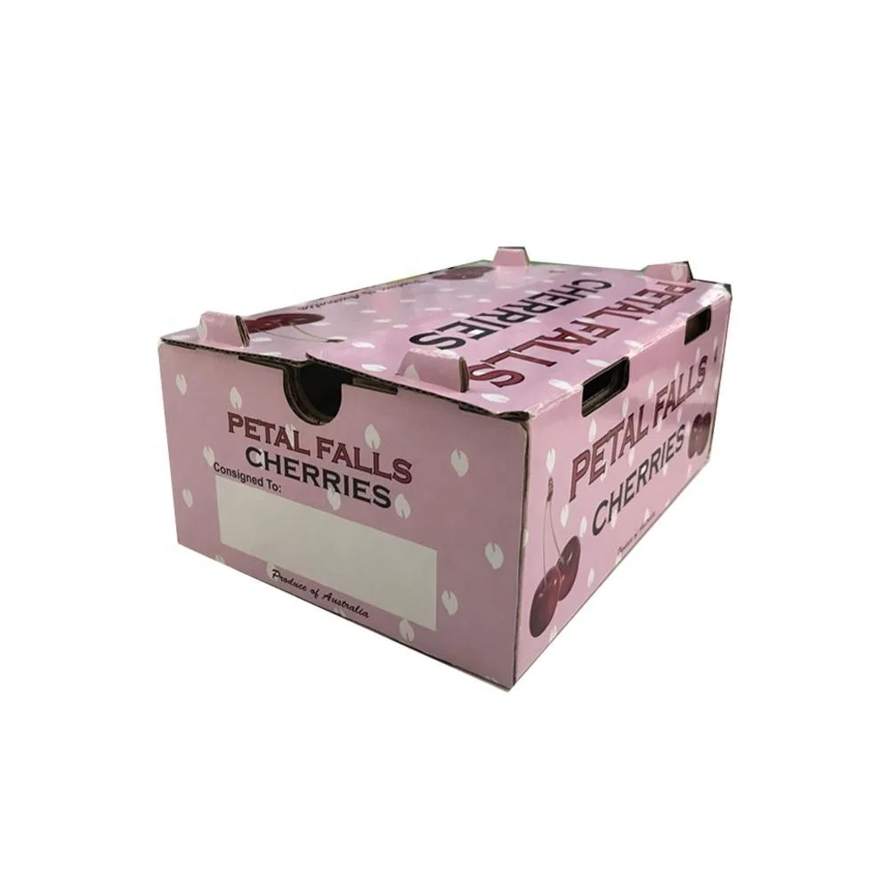 Fruit box packaging customized corrugated carton fruit tray