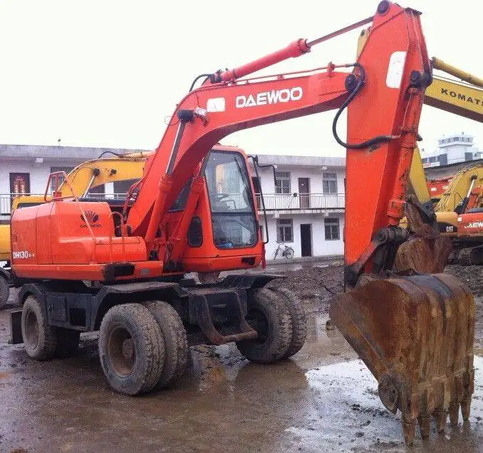 Оригинальный Doosan DH130W 140W колесный экскаватор DH130 DH140 DH150 модели