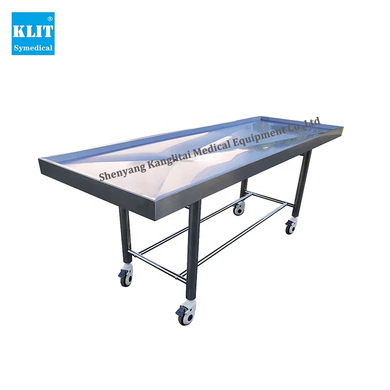 Mortuary Embalming Table Leg foldable/Autopsy table