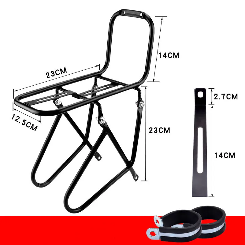 Aluminum Alloy MTB Bike Bicycle Luggage Rack Front Rack Bicycle Carrier Panniers Bag Shelf Cycling Bike Accessories