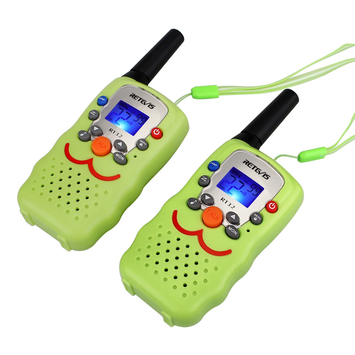 0.5W 8CH 446.00625-446.09375Mhz license free PMR446 Walkie Talkie for children Retevis RT32