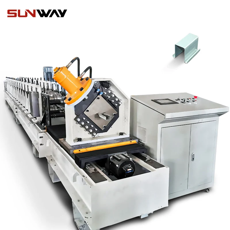 Solar Mounts Roll Forming Machine Omega Profile Machine Top Hat Section Roll Forming Machine