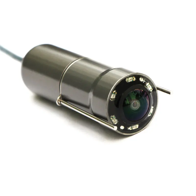 
1200TVL 0.0001Lux 2MP mini HD analog submarine camera small underwater fishing camera (220degree/ 6pcs IR940nm lamp/IP68) 