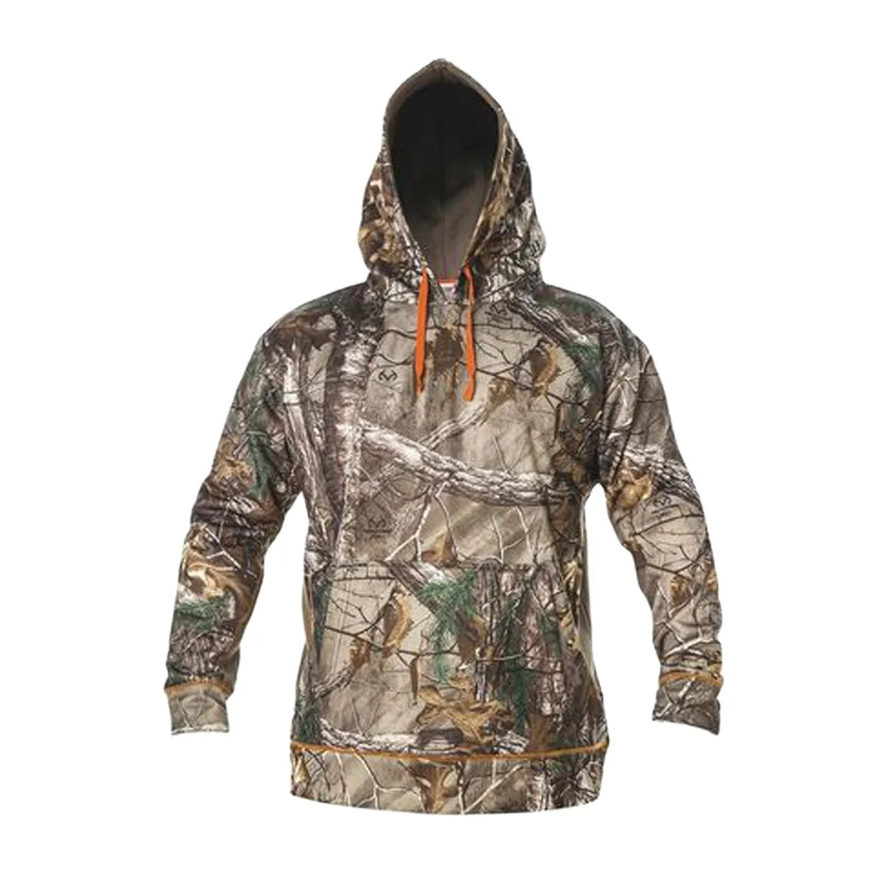 Hunting Camping Mens Camouflage Realtree Pullover Hunting Hoodie Camo Clothes