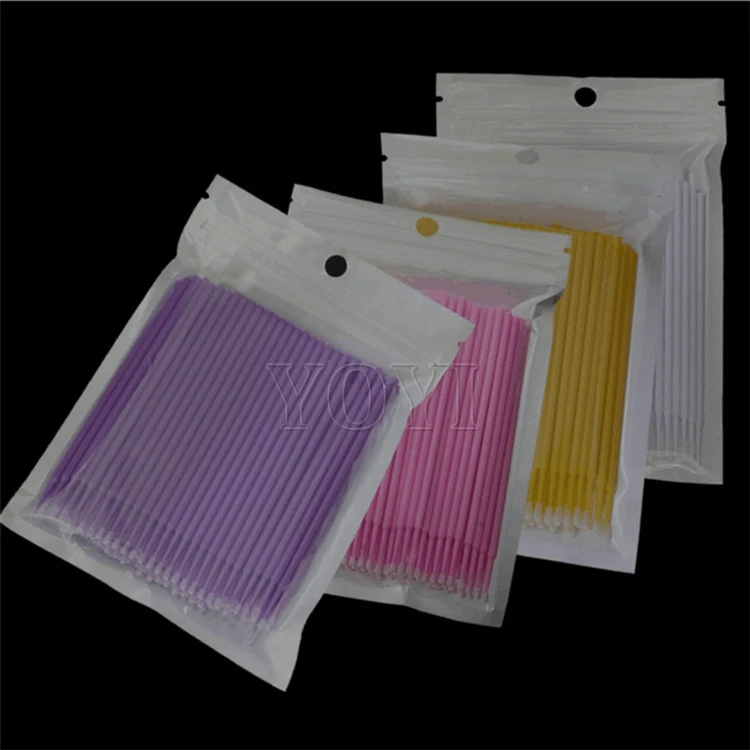 Disposable Dust Free Flexible Long Micro Microfiber Wiper Head Swabs