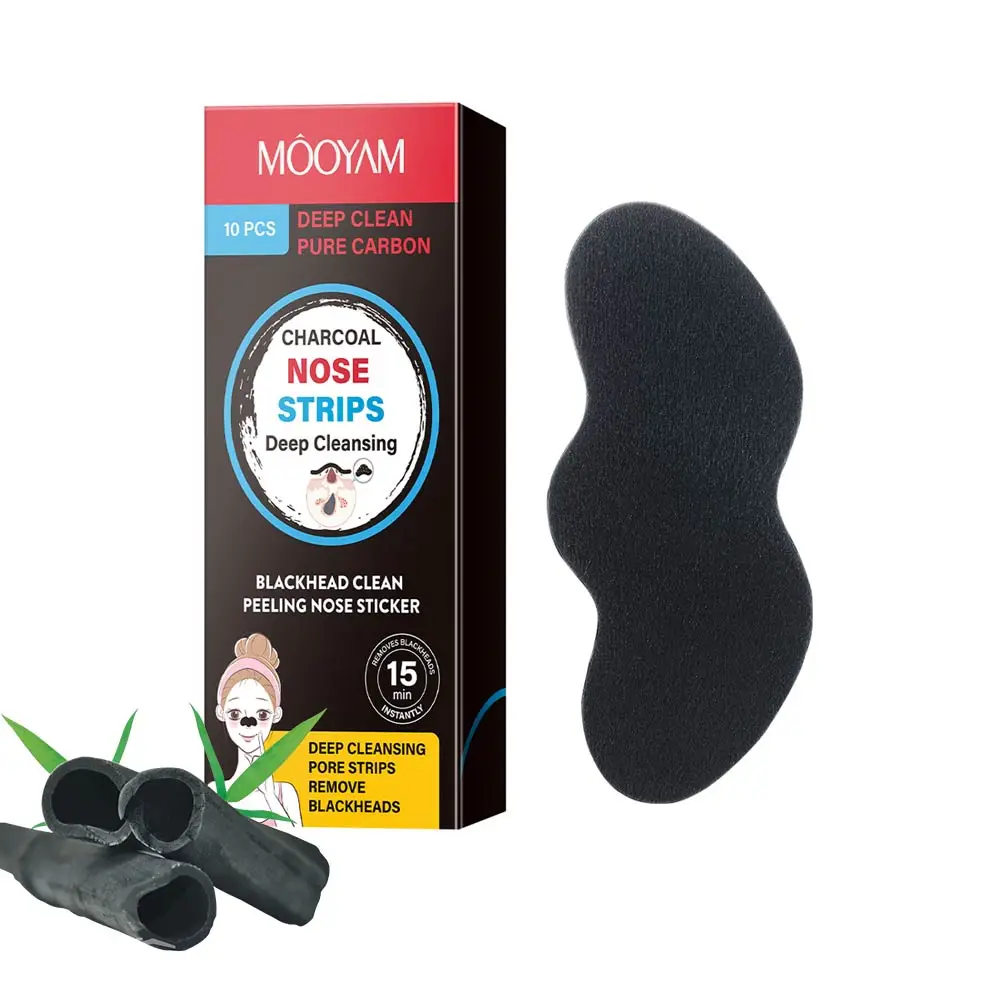 private label customized black head nose patch,nose strips blackhead removal,deep cleansing nose pore strips