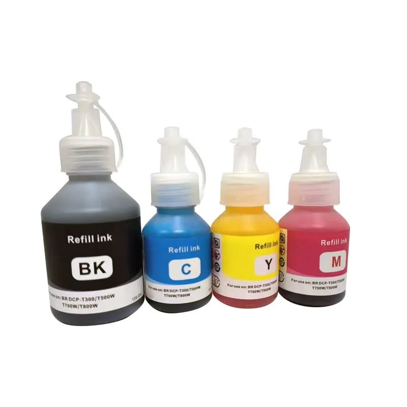 Greencolor tinta BT6000BK D60bk refill dye ink for brother compatible with DCP T300 T500 T310 T710 150c