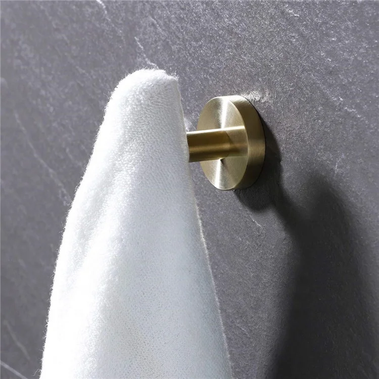 LQS Gold Robe Hook Luxury Stainless Steel Kitchen Accessories Home Decoration Supplier