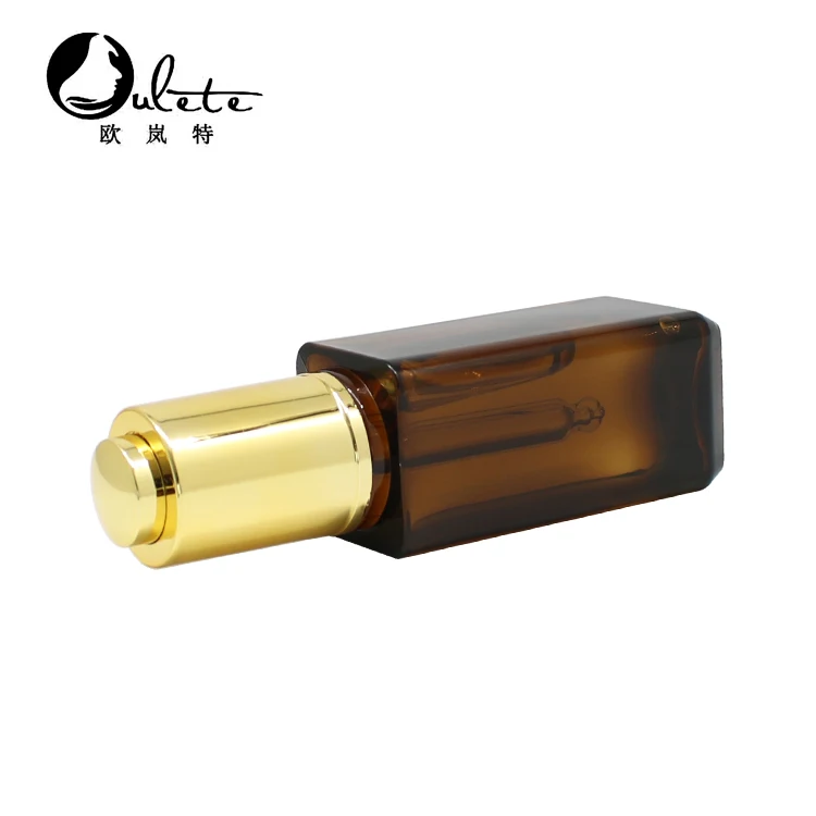 amber plastic essential oil bottle 15ml for smoke oil with dropper pipette tamperproof cap