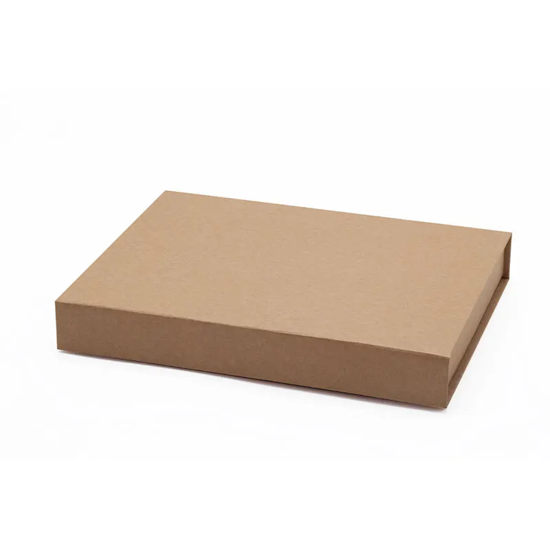 china manufacturer promotional oem low price  custom logo black clothing paper cardboard rigid kraft brown magnetic gift box