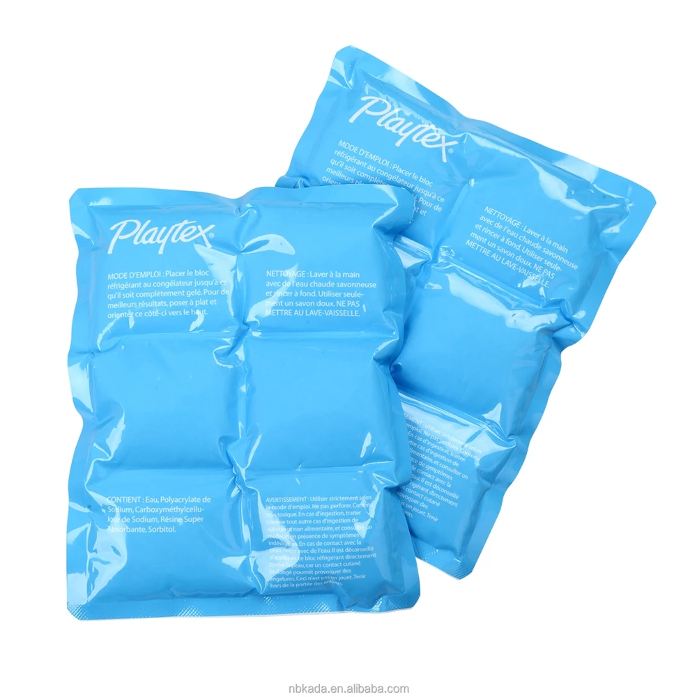 Reusable Mini Food Cooling Thermal Keep Lunch Fresh Box Instant Ice Gel Pack