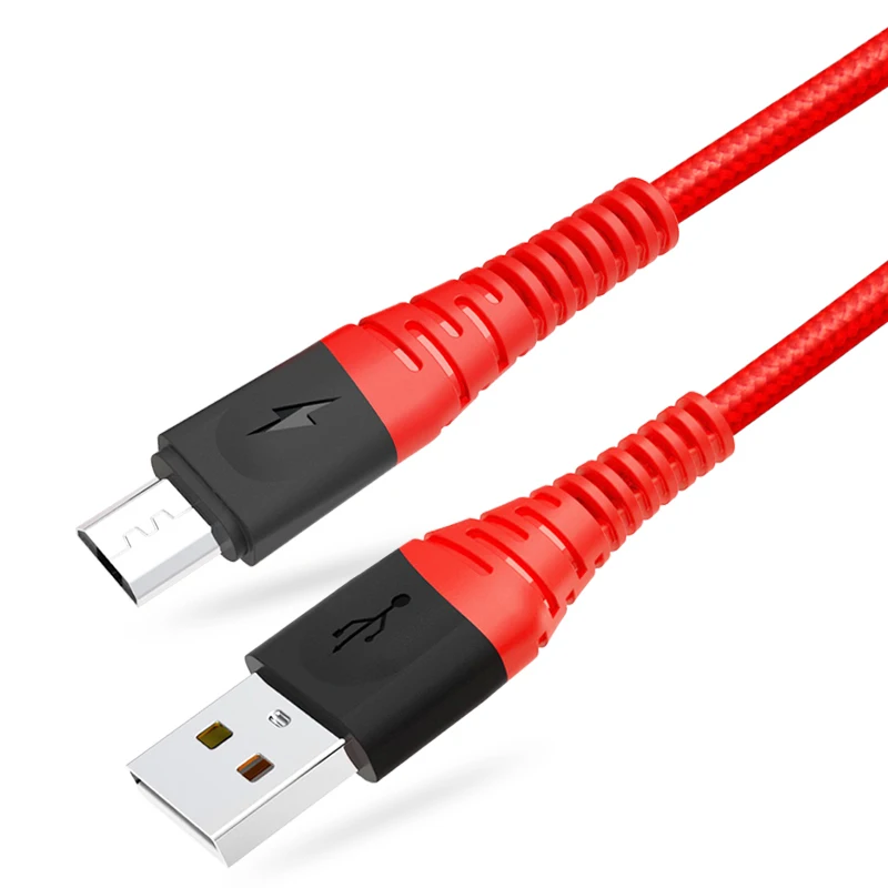Быстрая зарядка USB 2 0 Тип a к Micro Type B Штекерный кабель V7 5 Pin + передача данных PE Bag/oem 2A (макс.)