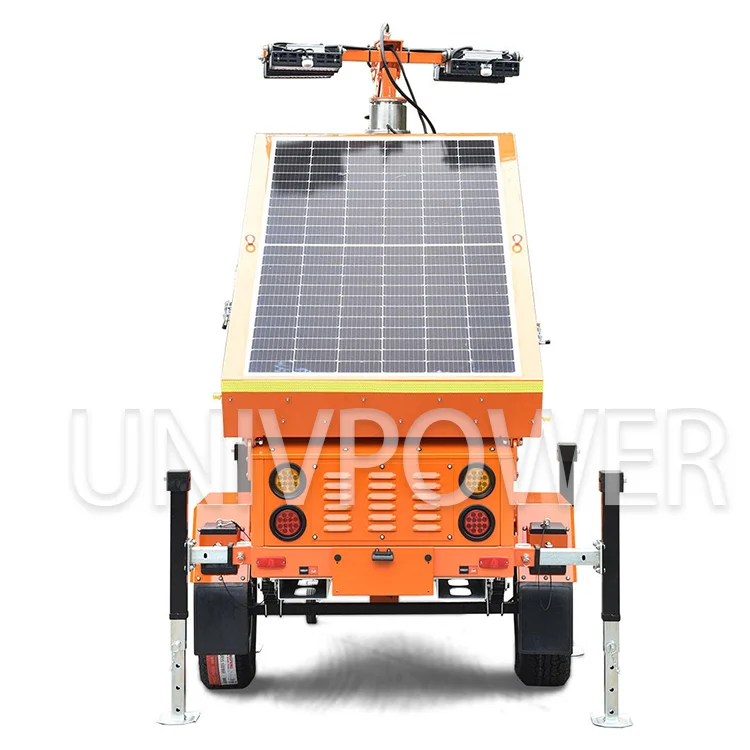 For Outdoors Industrial Lighting Tower Diesel Power Generator