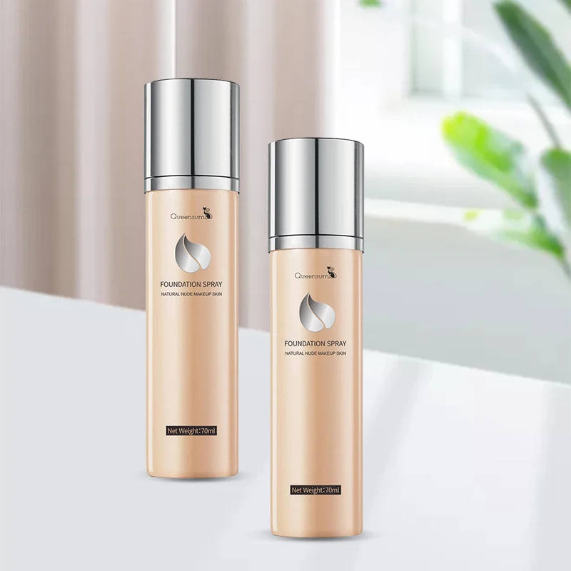 OEM Waterproof Hydrating Vegan Makeup Dark Skin Foundation Concealer Liquid Face Cream Skin Face Makeup Liquid Foundation Spray