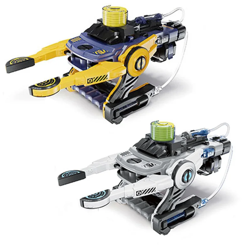 DIY steam Intelligent Modular Electric Walking Machine STEM Assembly Solar Robot Building Bricks Montessori Educational Toys