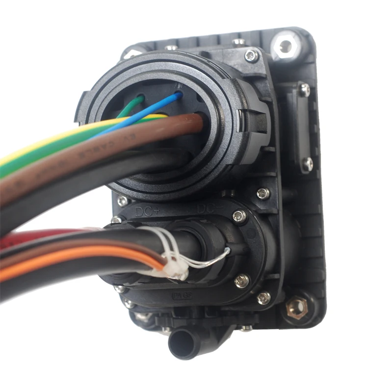 
200A EV Fast Charger CCS Inlet IEC62196 Electric Vehicle DC Charging Socket With 1m Cable 