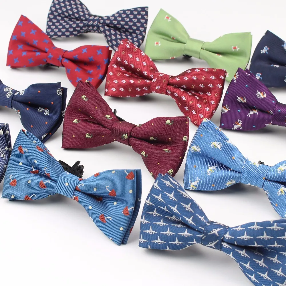 New Style Plaid Children Bowtie Bowties Baby Kid Kids Classical Pet Striped Butterfly Bow tie Elk Bike Umbrella Dog Car