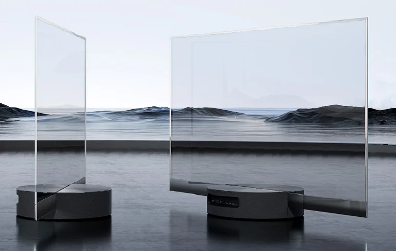 Оригинальный Xiaomi прозрачный телевизор 55 дюймов OLED 5 7 мм ультра-тонкий экран Smart TV tv подвесное изображение 4k