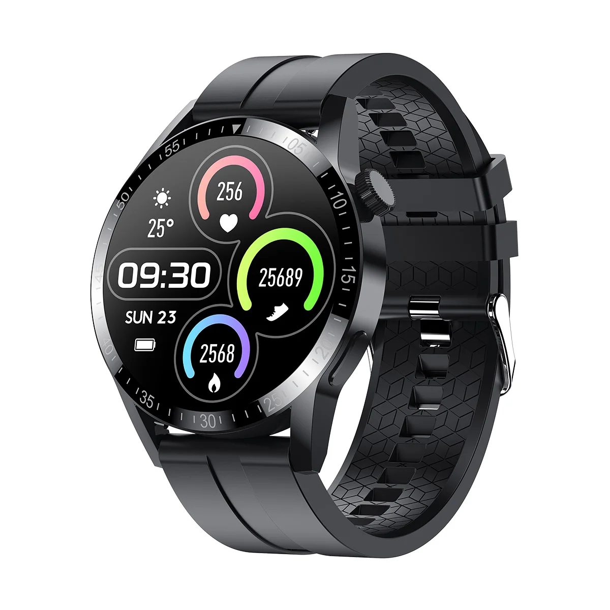 G40 Sports Round Full touch Smart watch Fitness IP67 waterproof Reloj inteligente Blood pressure BT call Smartwatch for Huawei