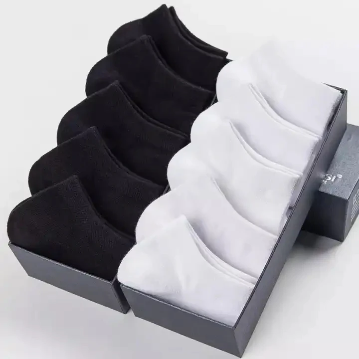 Cheap Wholesale Breathable Cozy Summer Unisex No Show White Short Socks Women Cotton Low Cut Ankle Socks Men